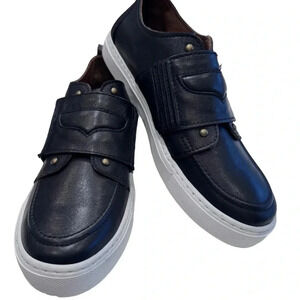 BRAND NEW Bueno Sneakers Womens Black Leather Sneakers Shoes Size EU 38 US 7.5-8